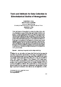 tools and methods for data collection in ethnobotanical studies of homegardens